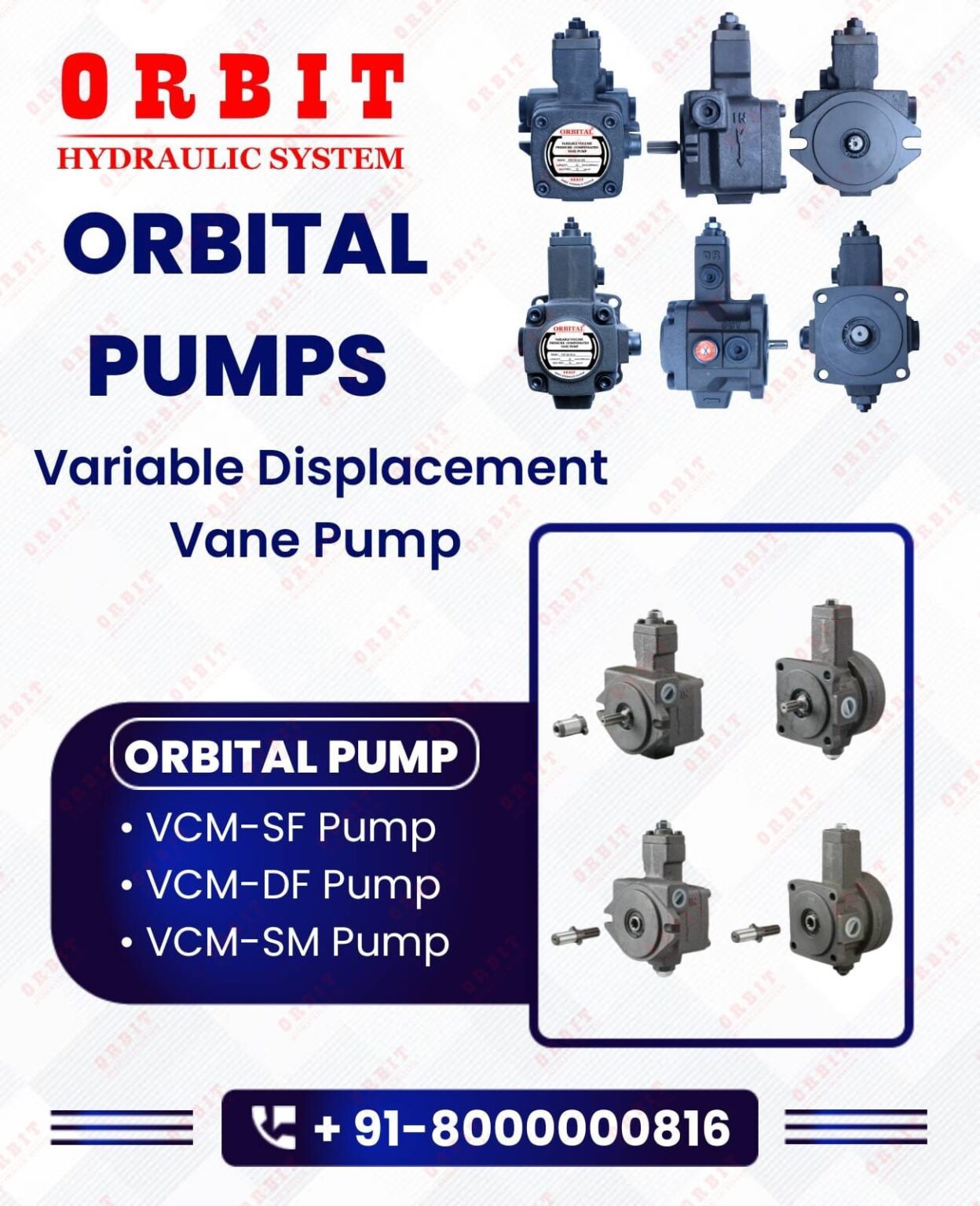 Vcm Df 30d30d 20 Low Pressure Hydraulic Variable Vane Pump 6356